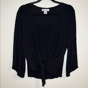 Fresco by Nomadic Traders Flowy Tied Blouse